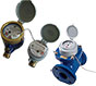 Water meters with pulse emitter